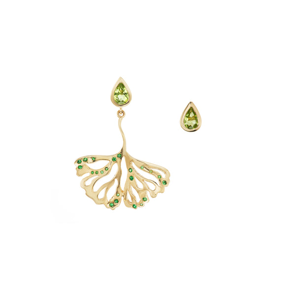 Ginkgo Leaf Earrings