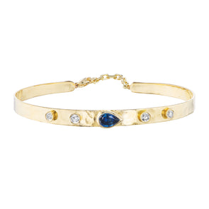 Blue Sapphire Bangle
