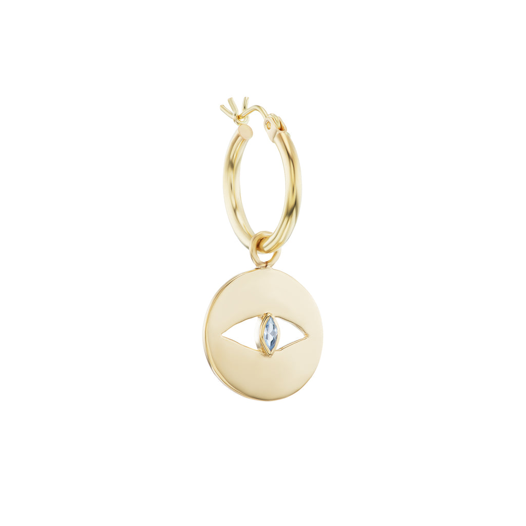 Topaz Eye Pirate Earring – Gazza Ladra Fine Jewelry