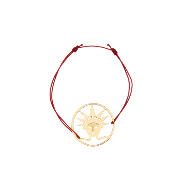 Lady Liberty Cord Bracelet Gazza Ladra