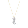 Diamond Pave Lizard Necklace