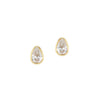 Diamond stud earrings set in 18k gold