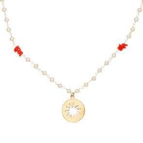 Pearly Sun Necklace